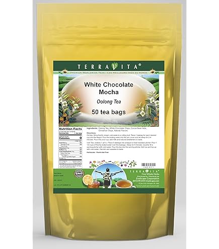 Amazon.com : White Chocolate Mocha Black Tea (25 tea bags, ZIN